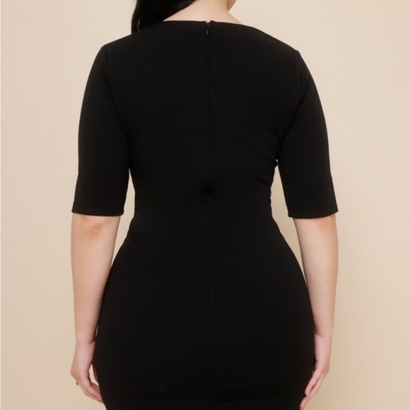 LuLu’s Black Sheath Dress - Picture 3 of 9